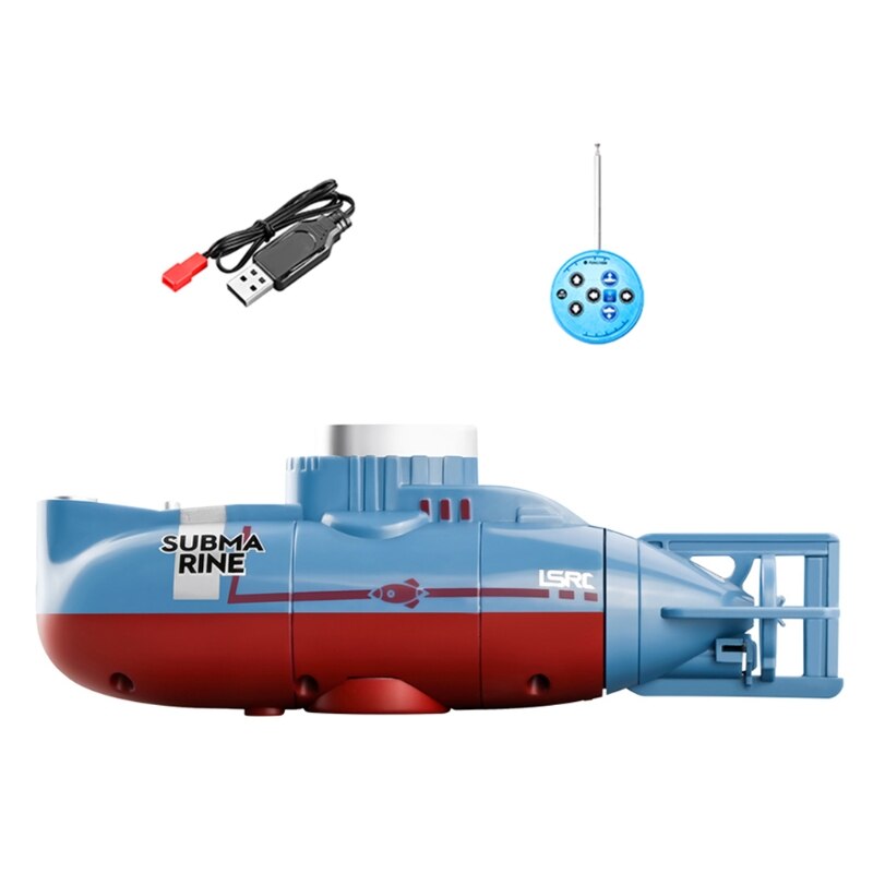 neue Mini RC U-Boot Elektrische Geschwindigkeit Stiefel Spielzeug tauchen Meister Modell für freundlicher: Blau