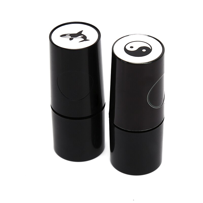 Plast golfball stamper fargefast hurtigtørkende golfball stamper markør inntrykk segl golfer suvenir: Bk