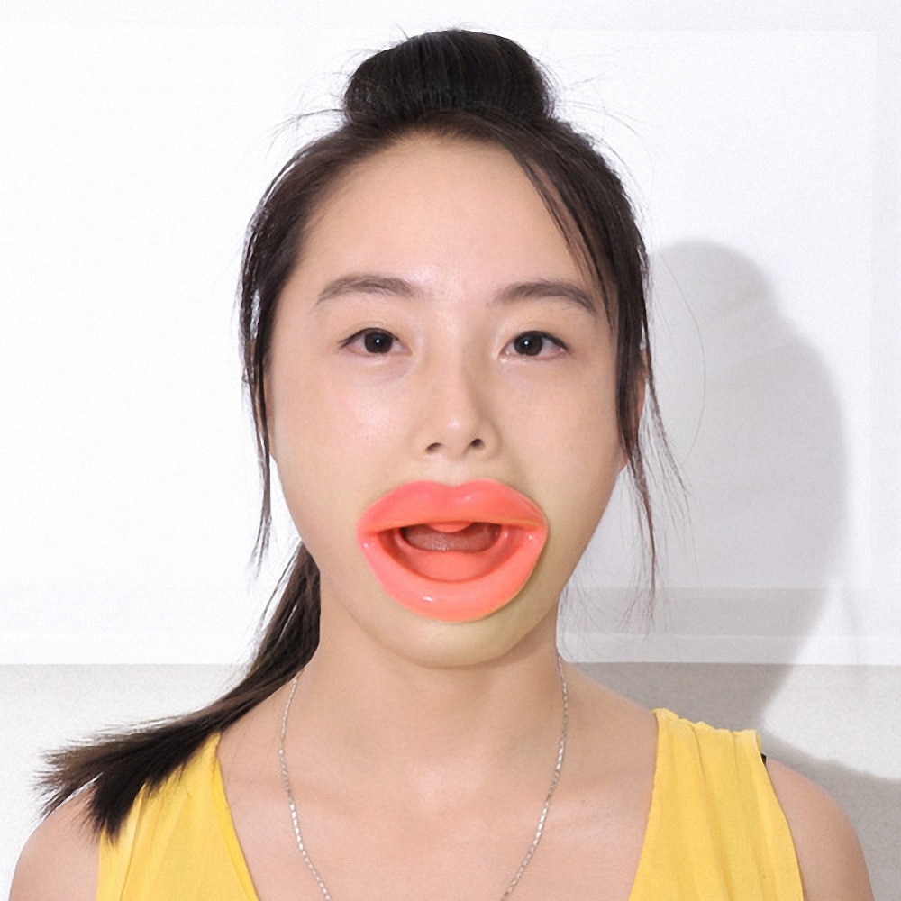 Face Slim Exerciser Muscle Lips Trainer Tightener Face-lift Slimmer Massage Silicone Rubber Anti-Wrinkle Mouth Oral Exe