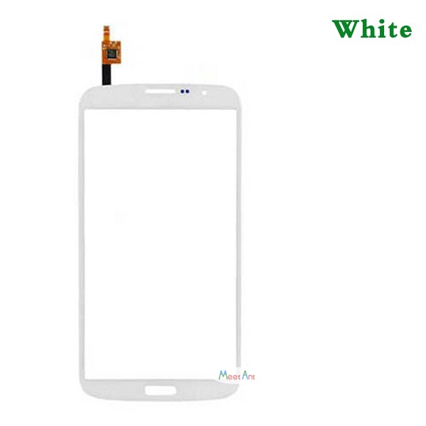 Écran tactile 6.3 pouces pour Samsung Galaxy Mega 6.3 GT-I9200 i9200 GT-I9205 i9205 SGH-I527, panneau de lentilles en verre extérieur: White