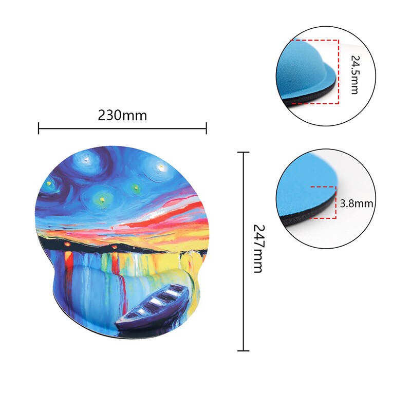 1Pc Keyboard Wrist Rest Pad Mouse Keyboard Wrist Rest Support Pad Set Ergonomic Wrist Cushion Support With Memory Foam