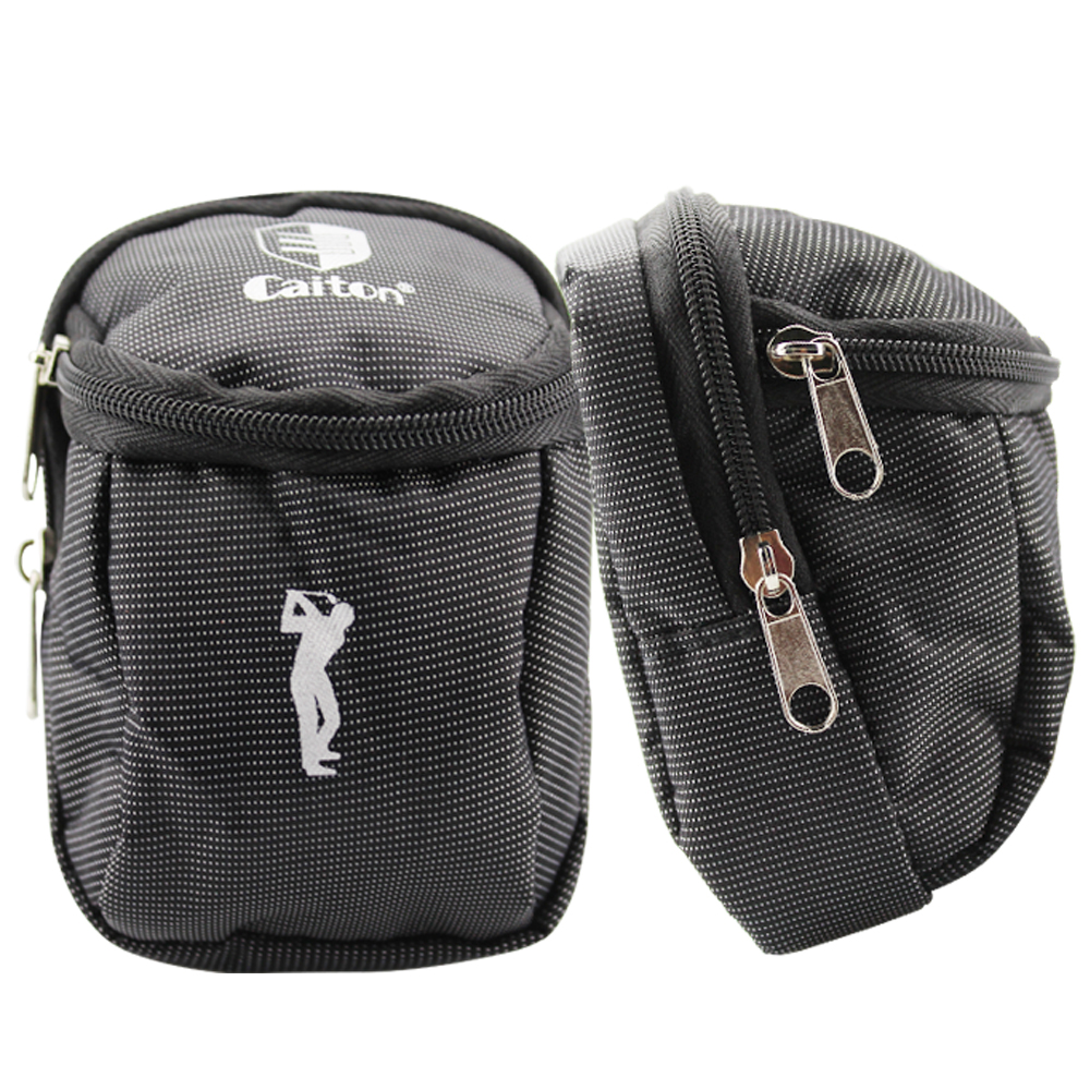 Portable Small Golf Ball Bag Golf Tees Holder Carrying Storage Case Pouch can hold 6 golf balls