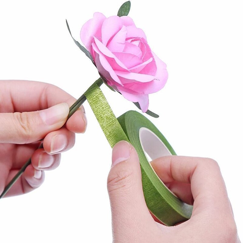 6 Kinds Floral Arrangement Tool Kit Floral Tape Stem Wrap Floral Tapes Stem Wire for Florist Making Bouquet Arrangement