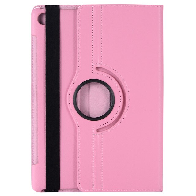 360 roterende etui til huawei mediapad  m5 10.8 foldbart stativ pu læder etui flip cover til huawei  m5 pro 10.8 tommer tablet fundas: Lyserød
