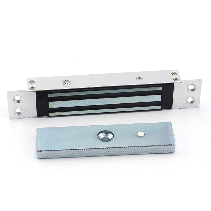 Cerradura Electromagnética magnético eléctrico oculto para puerta, montaje empotrado, 180Kg, 12V
