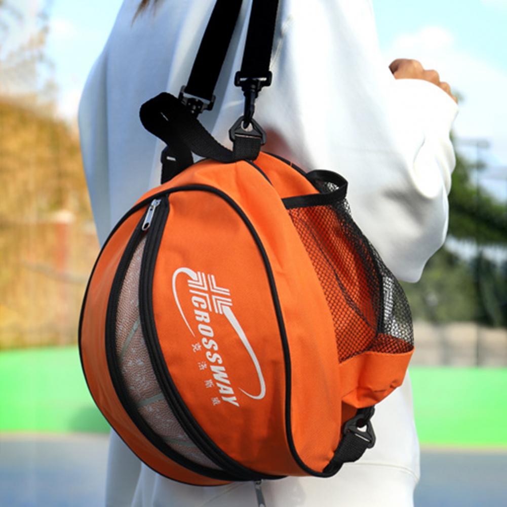 Praktischer basketballhalter, tragbarer volleyballträger, tragbarer, faltbarer fußballrucksack mit ein-schulter-mechanismus