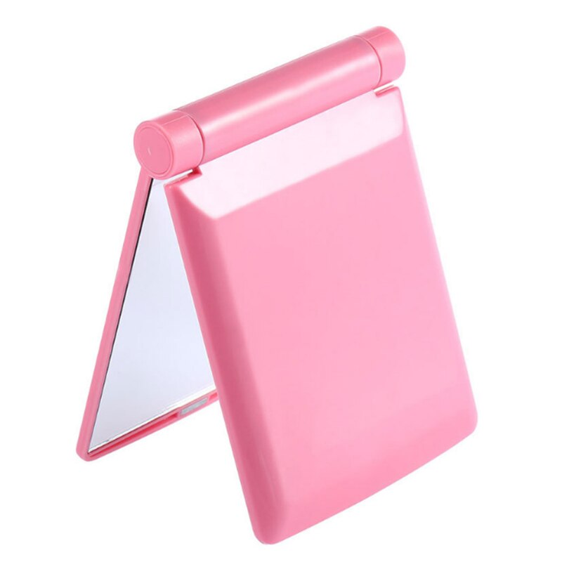 8 LED Lights Women Make Up Mirror Cosmetic Folding Portable Compact Pocket Mirror with Battery Makeup Tool