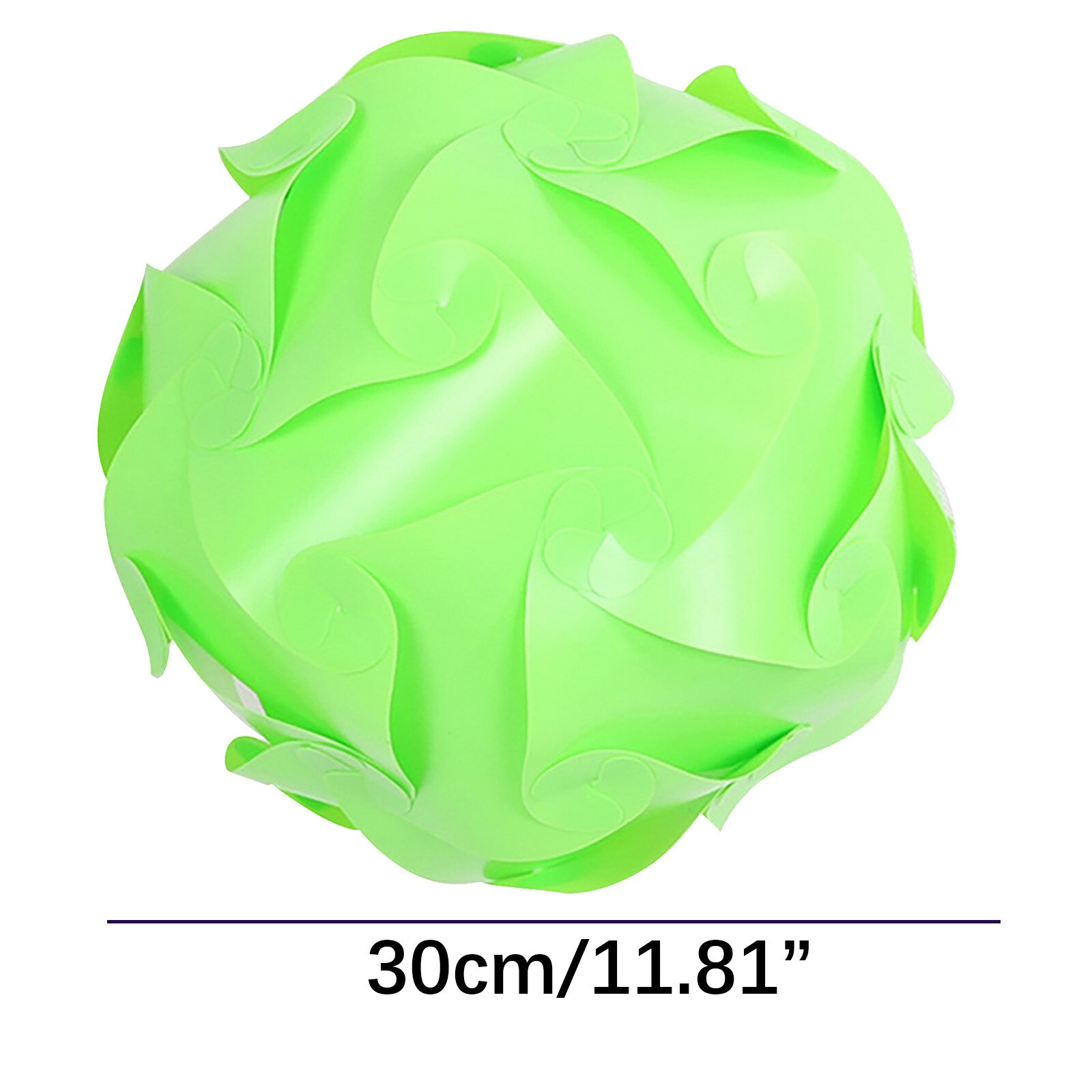 4# DIY Puzzle Lamp Shade Kit Decorative Protection Lampshade 30cm/11.8inch Modern Shades Bedroom Home Decoration Lamp Covers: Green 