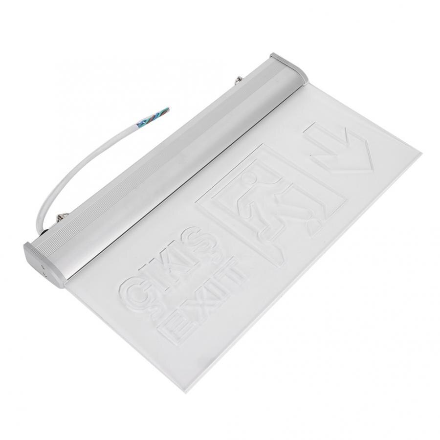 Led nödbelysning, arabiska + engelska pmma led nödbelysning ljussignal säkerhetsindikator hög ljusstyrka lampa led ljus