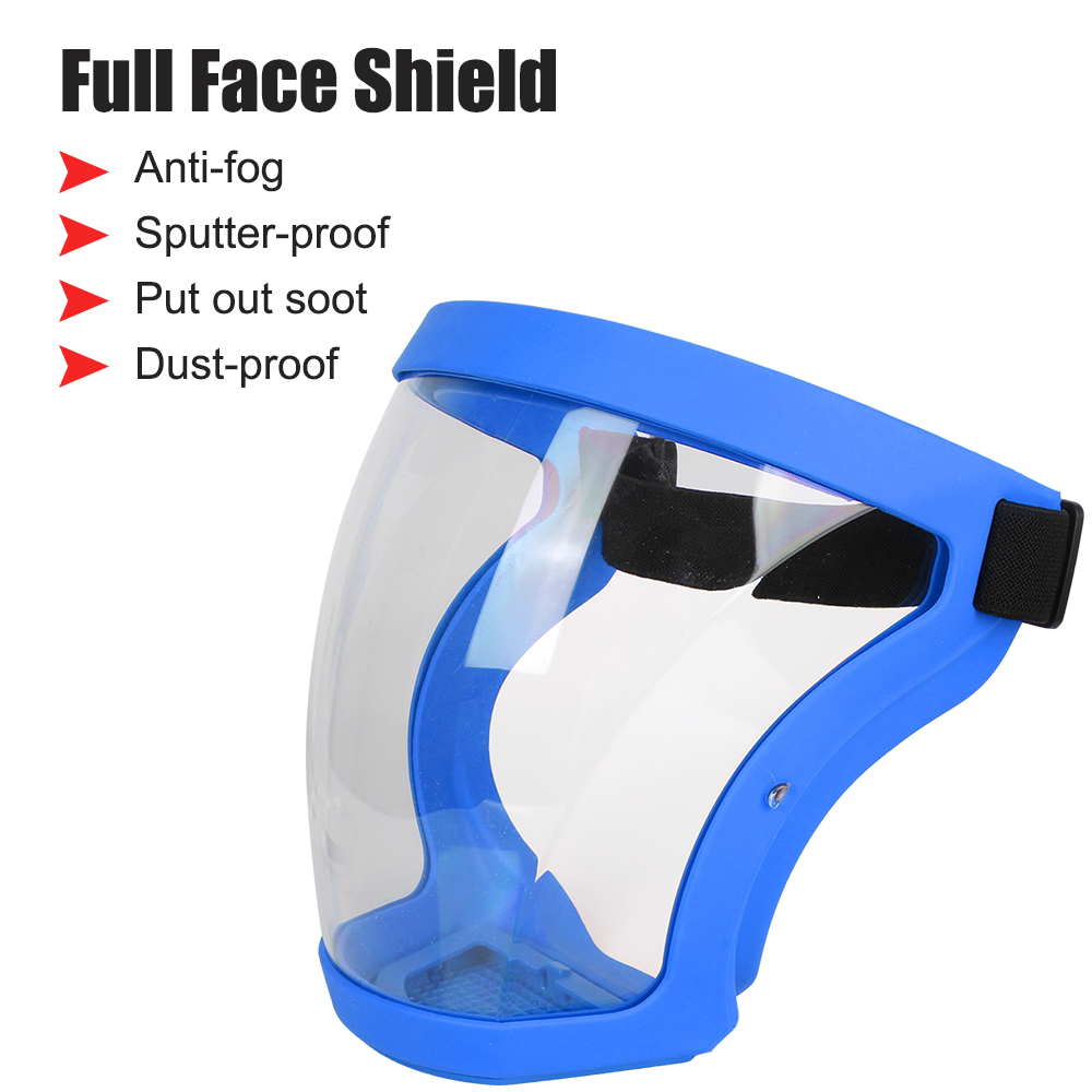 Mascarilla de protección facial completa con filtros, máscara a prueba de salpicaduras de aceite, herramienta de cocina para ciclismo y motocicleta