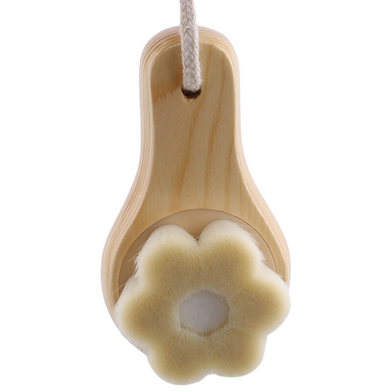1Pc Reinigung Gesicht Pinsel Holz Reinigen Gesicht Ebene Haar Gesichts Tiefe Reinigung Massage Pflege Werkzeug Gesicht Waschen Werkzeug