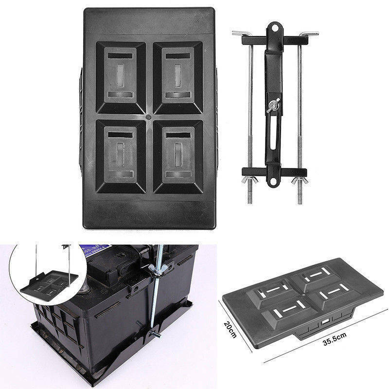 Conjunto bandeja de bateria estabilizado armazenamento segure down metal + substituição de plástico