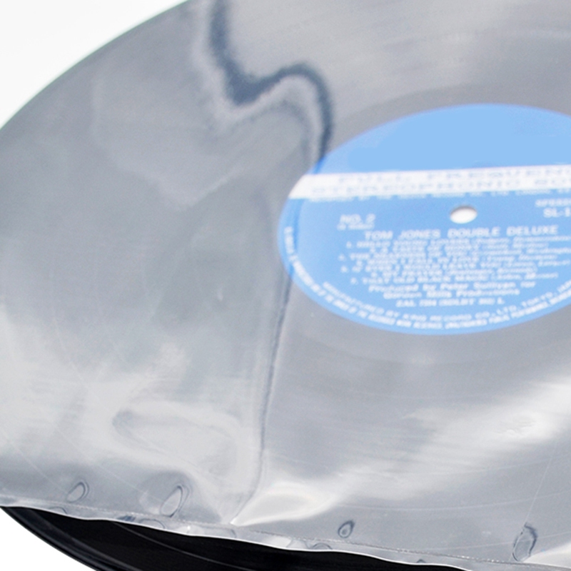 Record Outer Sleeves - 30 Pack - 6.7 Mil Thick Clear Plastic Vinyl Record Covers for 12" LPs