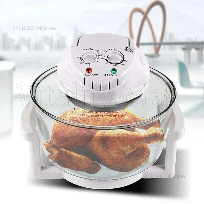 Piekarnik falowy, frytkownica elektryczna, piekarnik turbosprężarka, piekarnik halogenowy, 12L, 1300W, konwencjonalny piekarnik na podczerwień ultra