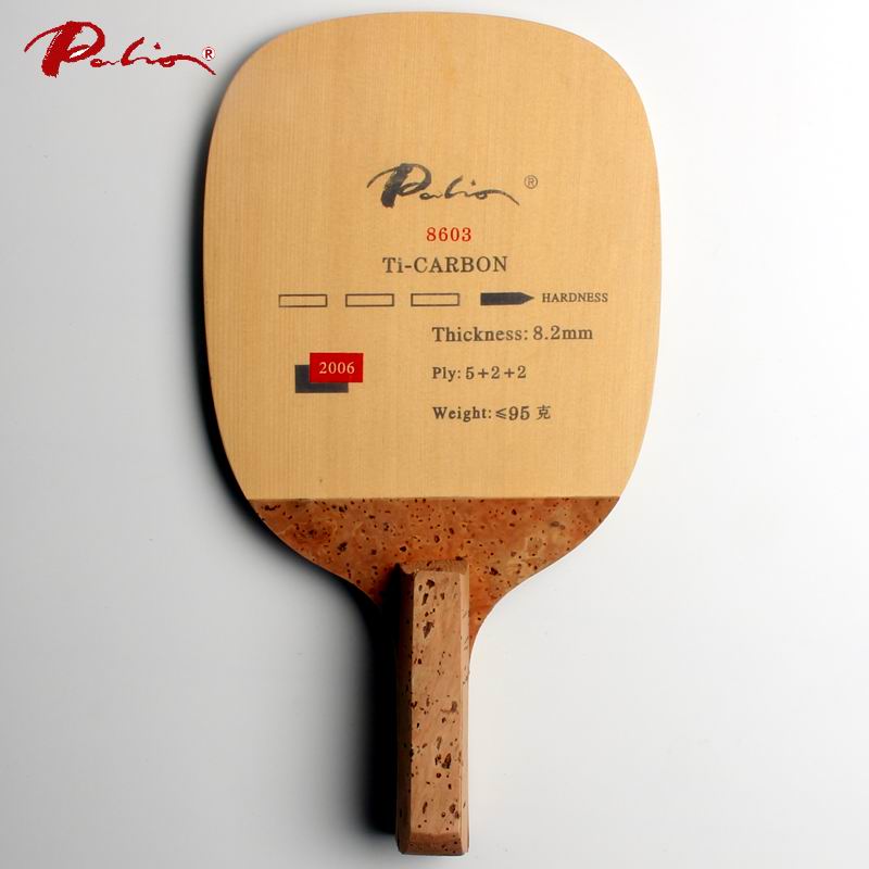 Palio 8603 titanium carbon Japanese straight handle table tennis blades table tennis rackets racquet sports pingpo: 8603