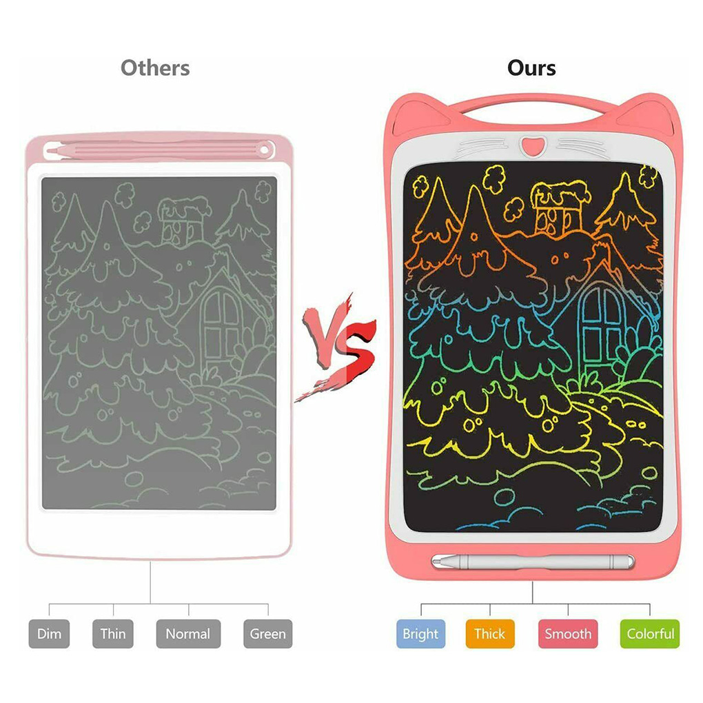 Tablette LCD pour dessin et peinture électrique, 8.5/12 pouces, planche à dessin pour enfants