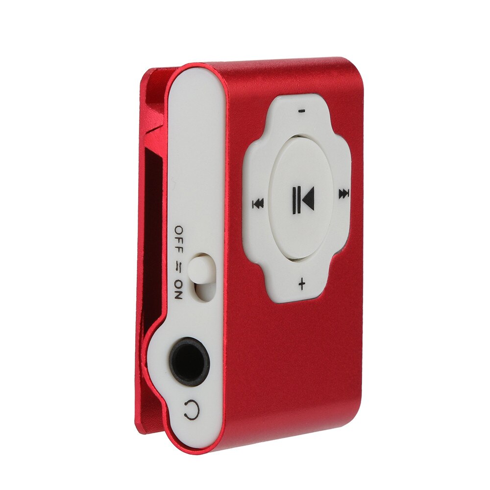 Spedizione gratuita CARPRIE mini lettore Mp3 Usb portatile supporto micro Sd Tf carta 32gb sport musica media mp3 caratteristiche Radio fm usb: rosso 