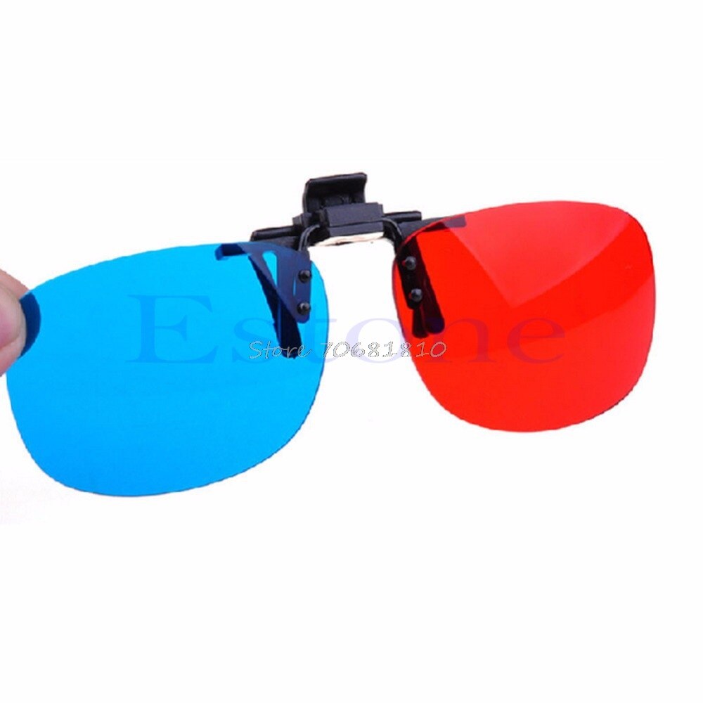 Red Blue Glasses Hanging Frame 3D 3D Glasses Myopia Special Stereo Clip Type