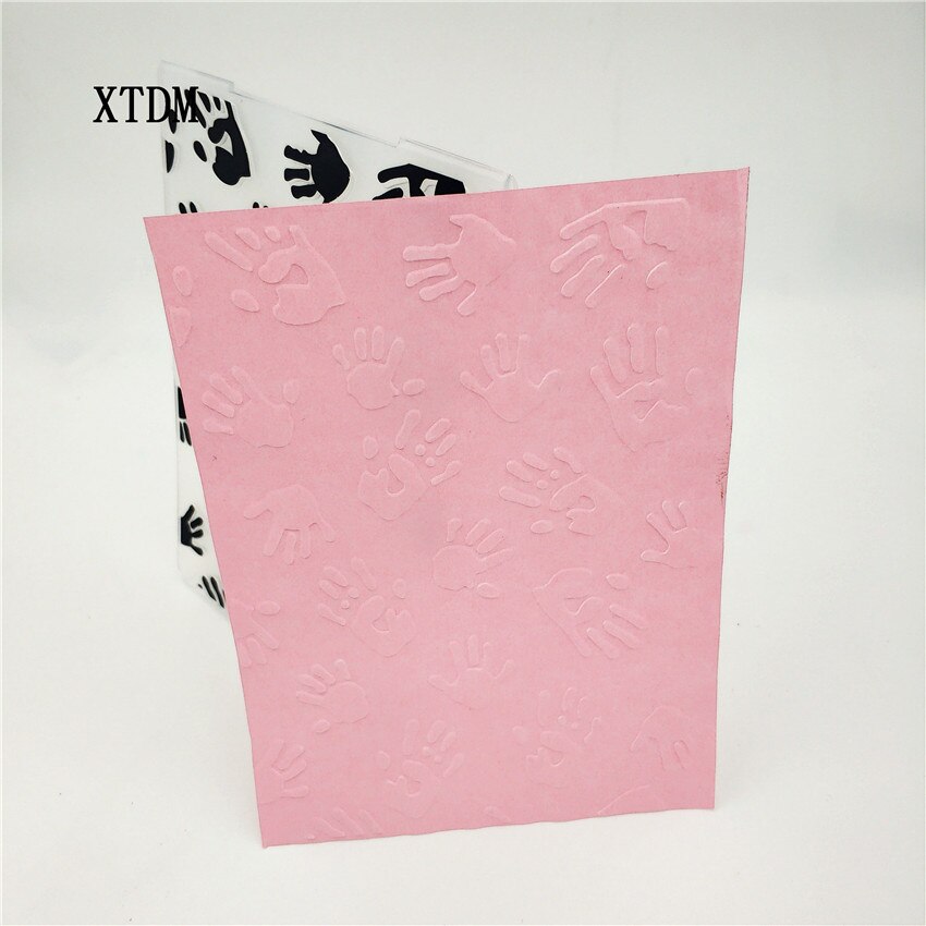 plastic palm template craft card making paper card album wedding decoration scrapbooking Emobossing folder