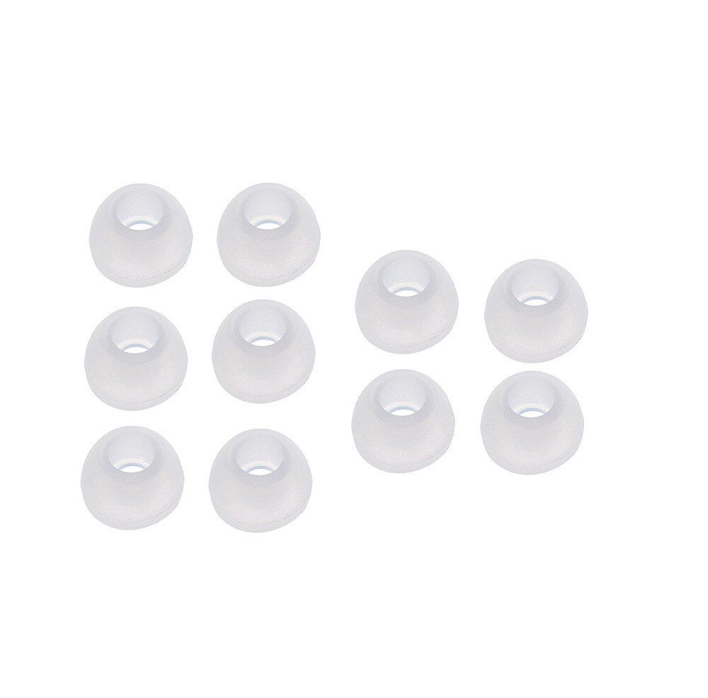 10 Pairs Silicone Replacement Ear Buds Medium Size Clear Tips For Sony Phillips Earphone Headphone Replacement