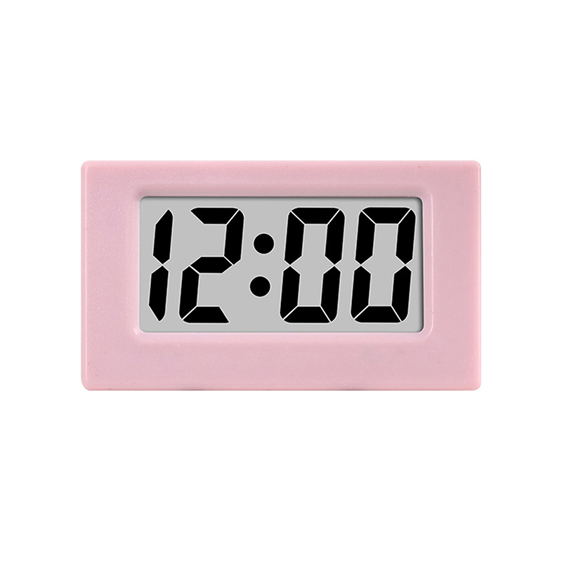 1pc Mini Car Dashboard Digital Clock Portable Cute Electronic Digital Clocks Student Desktop Clock Home Office Bedroom Decor: green