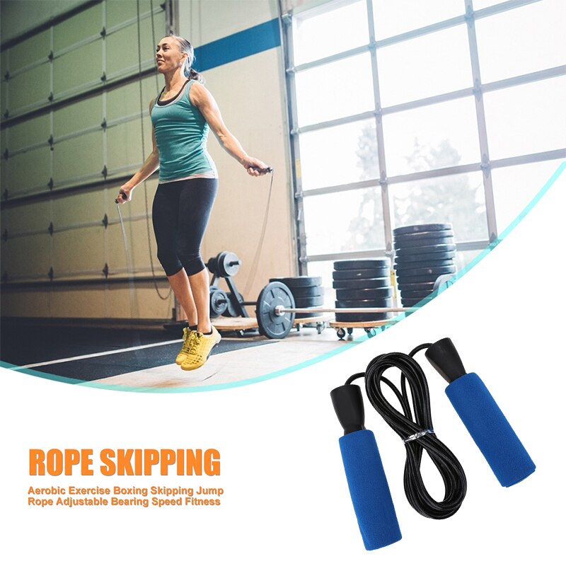 Student Bearing Skip Rope Adjustable Boxing Skipping Sport Jump Ropes Gym Exercise Fitness Equipment Anti-slip Foam