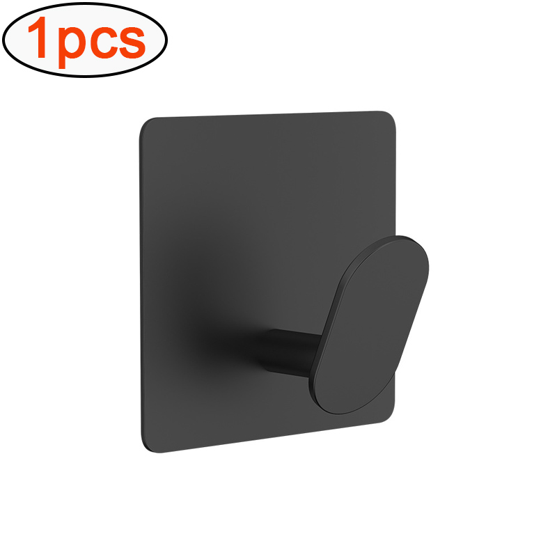 Ganchos para bata de baño de acero inoxidable, gancho adhesivo para pared, toallero, Hardware de cocina y baño, gancho para colgar multiusos, 4/1 Uds.: Bronce