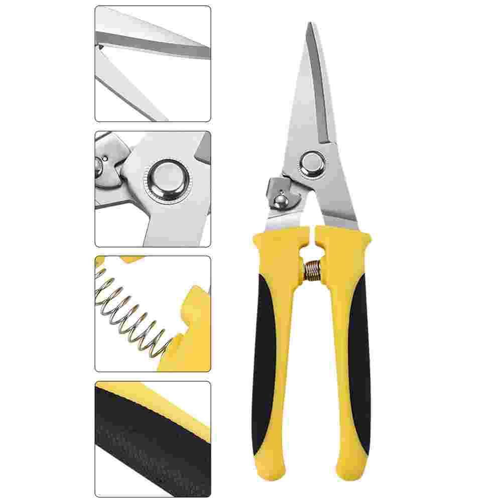 1pc Iron Sheet Cutter Stainless Steel Metal Sheet Scissors Labor-saving Shears: Default Title