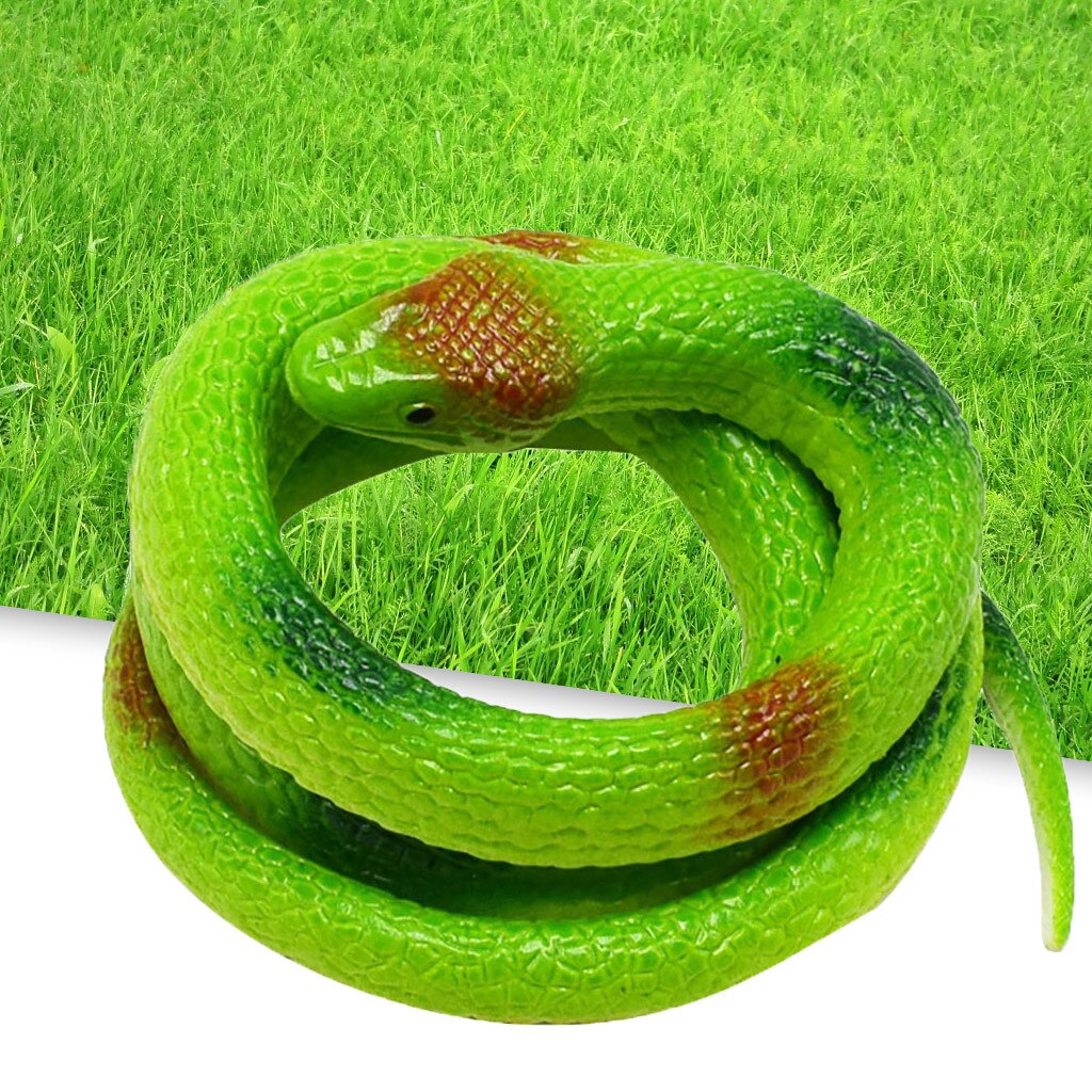 Kids Early Education Fun Learning Toys For Children Rubber Snake Toys Snakes Party Bag Fillers Halloween Prop Joke Soft W830