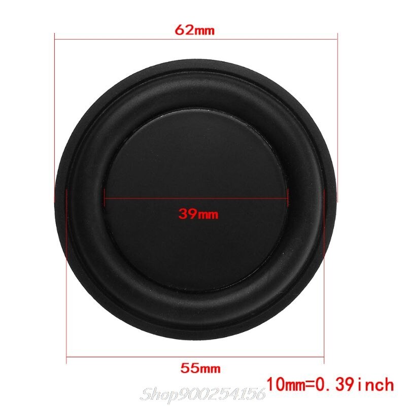 2 stuks basradiator woofer trillingsmembraan passieve luidspreker subwoofer doe-het-zelf home theater reparatieset  jy17 20: 62mm