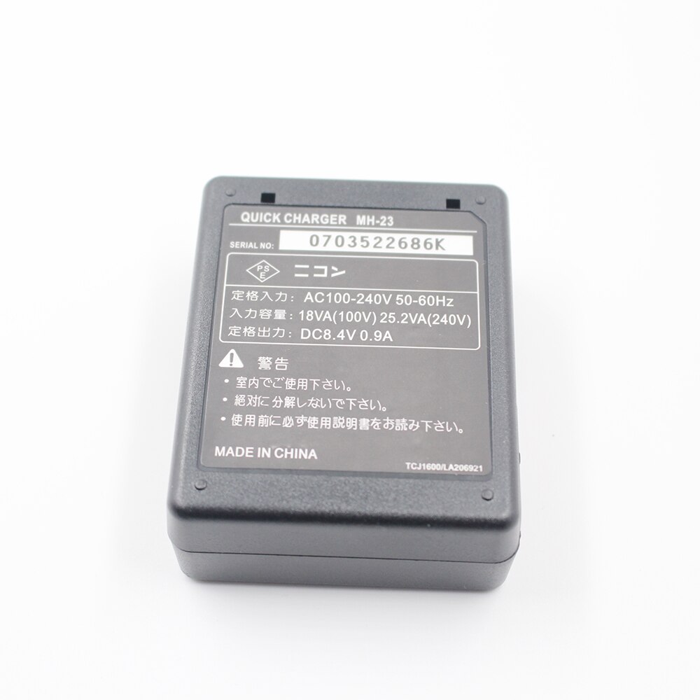 Cargador de batería para cámara para Nikon D40 D40X D60 D3000 D5000 D8000 EN-EL9 EN-EL9a MH23 MH-23