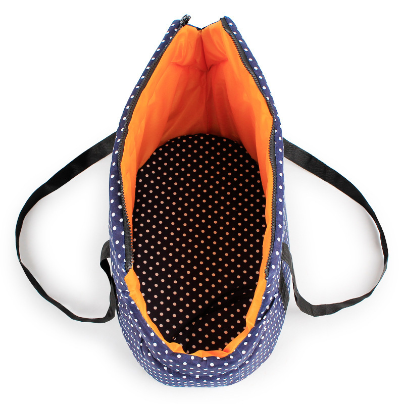 Dot Printed Dog Carrier Dog Backpack Cozy & Soft Puppy Cat Dog Bags Outdoor Hiking Travel Puppy Bag Shoulder Carrier Luxury Dog