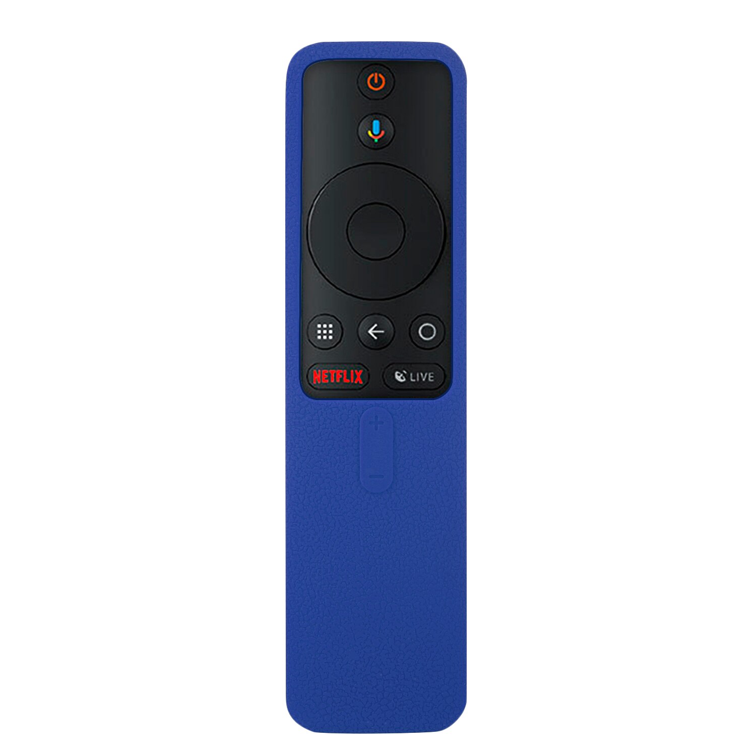 Fjernkontroll deksel til xiaomi mi box  s 4x tv stick control cover silikon støtsikker hudvennlig beskytter: Blå