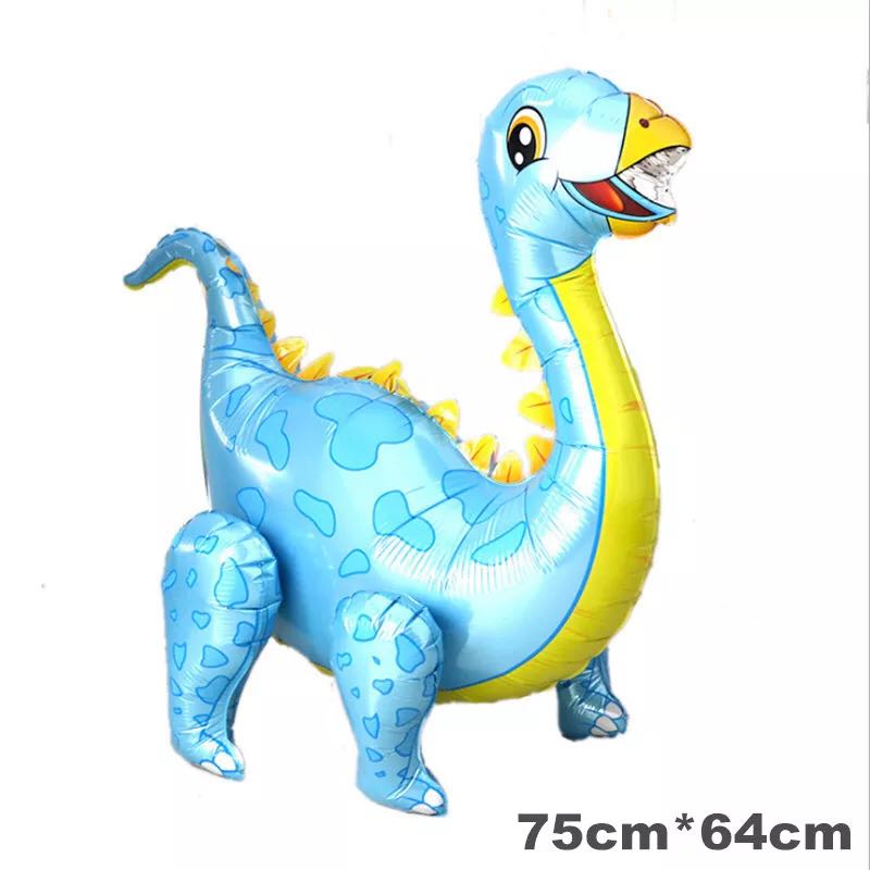 1pc Large 4D Walking Dinosaur Foil Balloons Boys Animal Balloons Children Dinosaur Birthday Party Jurassic World Decor Balloon: 2