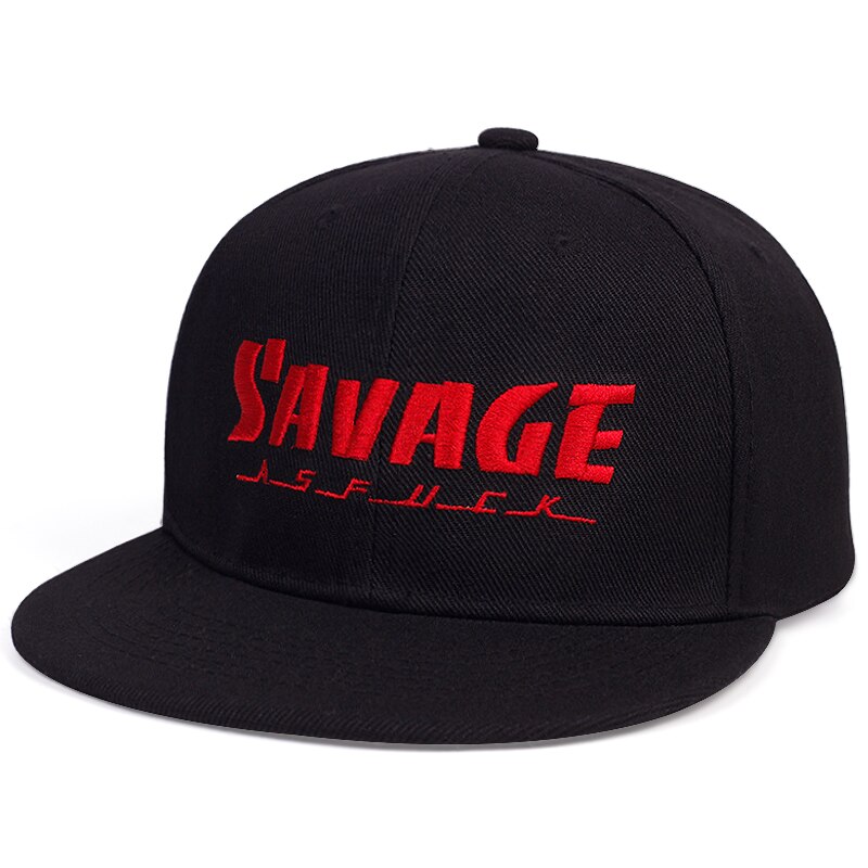 SAVAGE hip-hop degli uomini berretto da baseball cappello selvaggio sport all'aria aperta Street dance Cappellini regolabile cappelli di snapback del mens del cotone selvaggio cappelli gorras