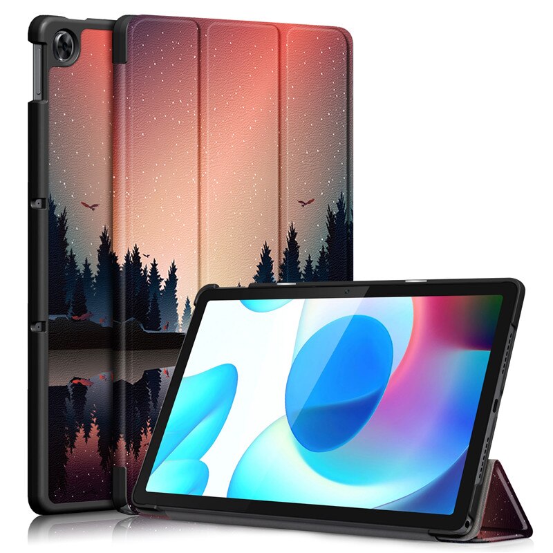 Custodia per Realme Pad custodia da 10.4 pollici tri-fold in pelle PU supporto magnetico custodia per Tablet per Realme Pad 10.4 &quot;custodia: HH