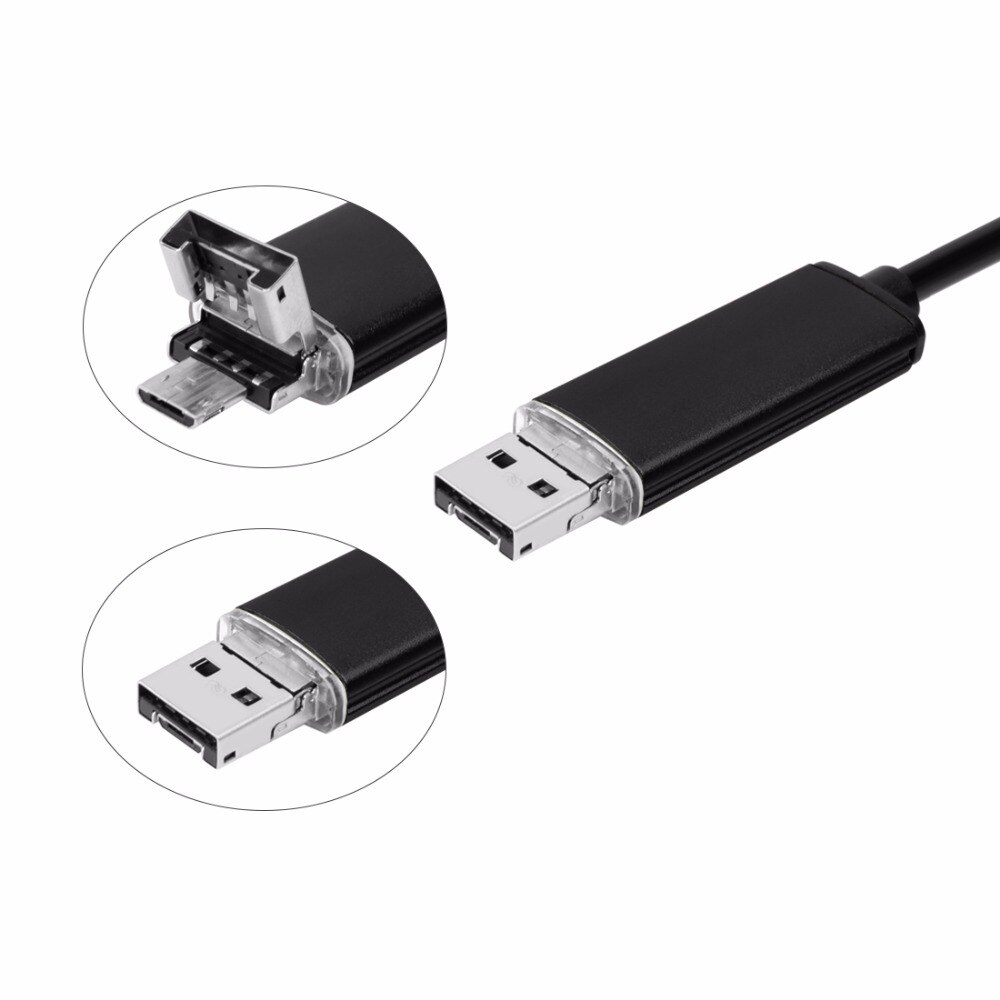 2IN1 HD Inspection Mini Endoscope Camera AN97 1M USB Cable for Android Endoscope Searching Thing in Narrow Space Microscopy