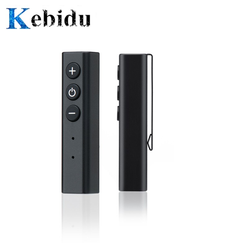 Kebidu Pen Clip Bluetooth 4.0 Ontvanger Hoofdtelefoon Adapter Voor Iphone Xiaomi Handsfree Draadloze Muziek Adapter Voor Bedrade Headsets