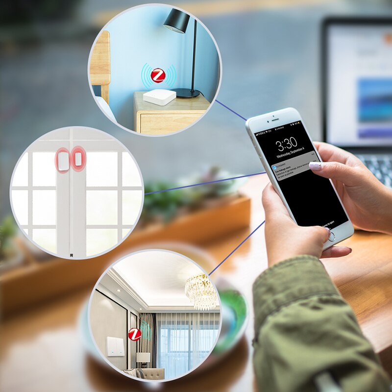 Tuya Zigbee Bridge Smart Home Zigbee Gateway Hub Remote Control Zigbee Devices Via Smart Life APP Works with Alexa Google Home