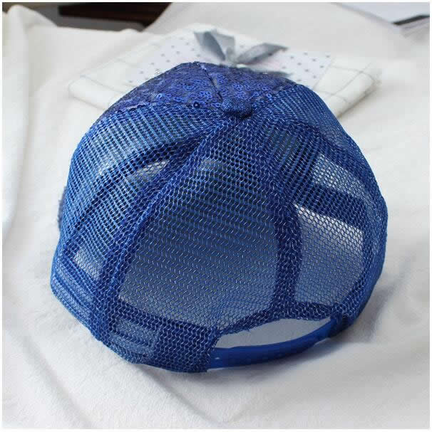 Enfants bébé filles enfant en bas âge enfants paillettes paillettes Sparky chapeau casquette soleil plage été Baseball Bonnet bord bleu rose or