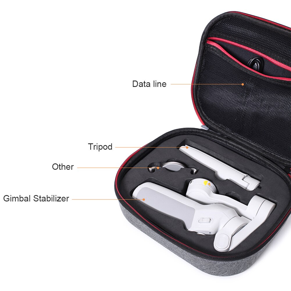 Handheld Gimbal Stabilizer Carrying Bag for DJI OM4/OSMO Mobile 3 Storage Protective Pouch Container Case