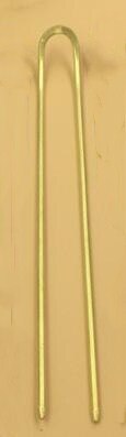 Basehome 5 stk 6 farver 130 x 2mm hårnåle hårkam guld/forsølvet hårtøj gør-det-selv tilbehør fund: Original messing