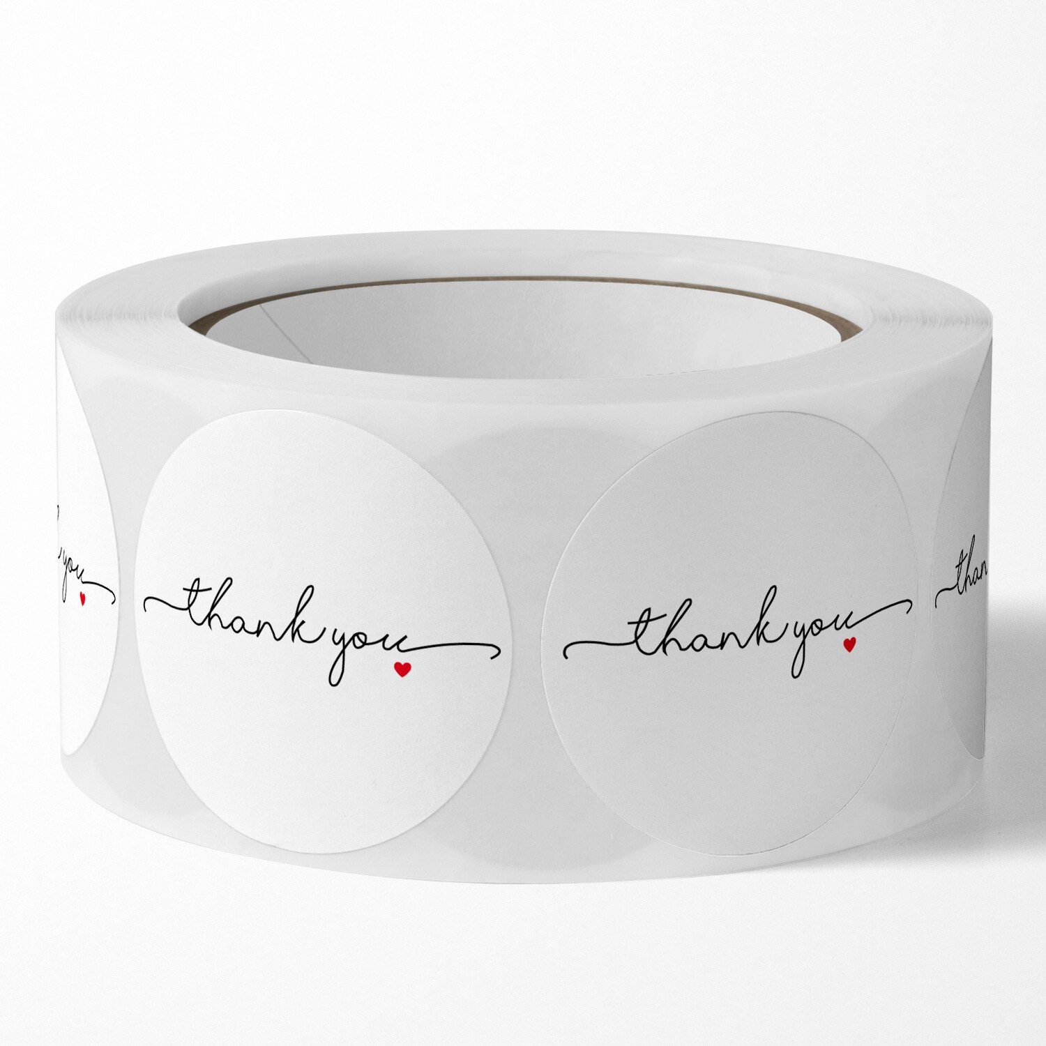 50-500Pcs Round 25mm Copperplate Paper Stickers Scrapbook Packaging Stationery Envelope Seal Label For Thank You Sticker 25