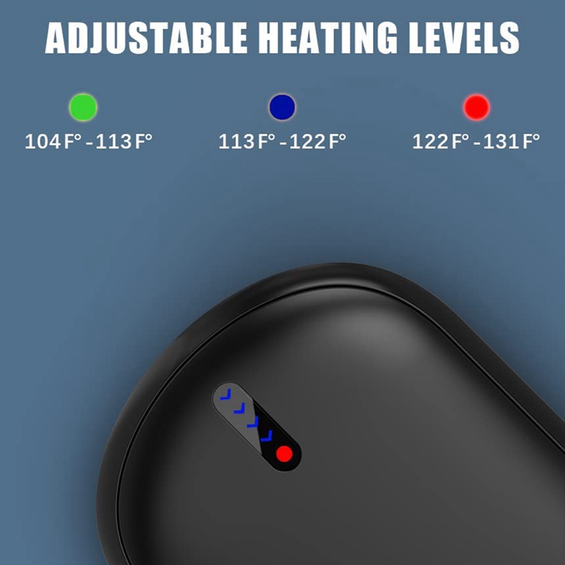 Hand Warmers Rechargeable Portable Handwarmer 10000MAh Electric Hand Warmer Power Bank for Raynauds Heat Therapy