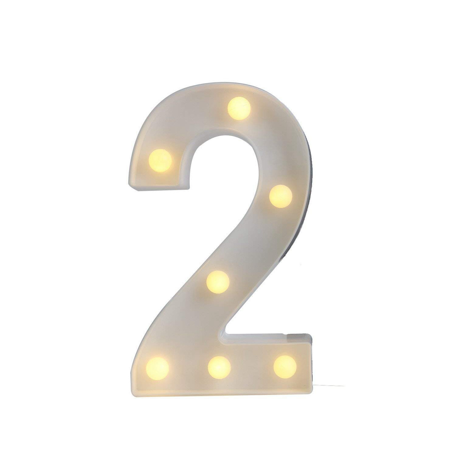 Number LED Night Lights Luminous Number Letter Lamp Light for Home Wedding Birthday Christmas Party Decoration Scene Props