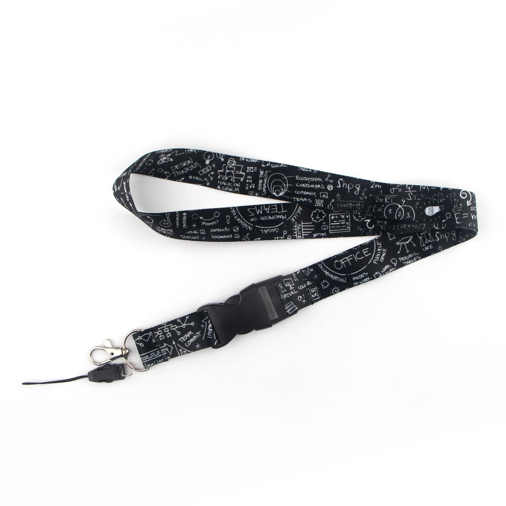Cordón de correa de cuello para llaves, cintas de teléfono móvil, soporte de tarjeta de identificación USB, llavero