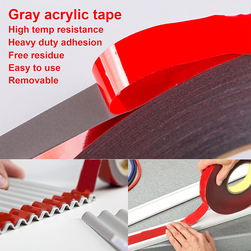 3m sterke permanente dubbelzijdige tape acrylschuim thuis binnen buiten decor lijm voor auto waterdicht hoge temperatuur