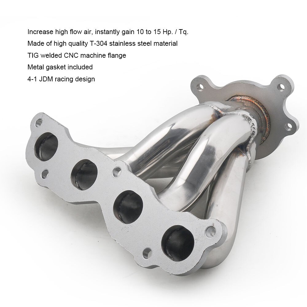 Stainless 4-1 Racing Manifold Header Exhaust FOR 02-05 ACURA RSX DC5/-05 CIVIC Si EP3 K20A3 EXHAUST MANIFOLD