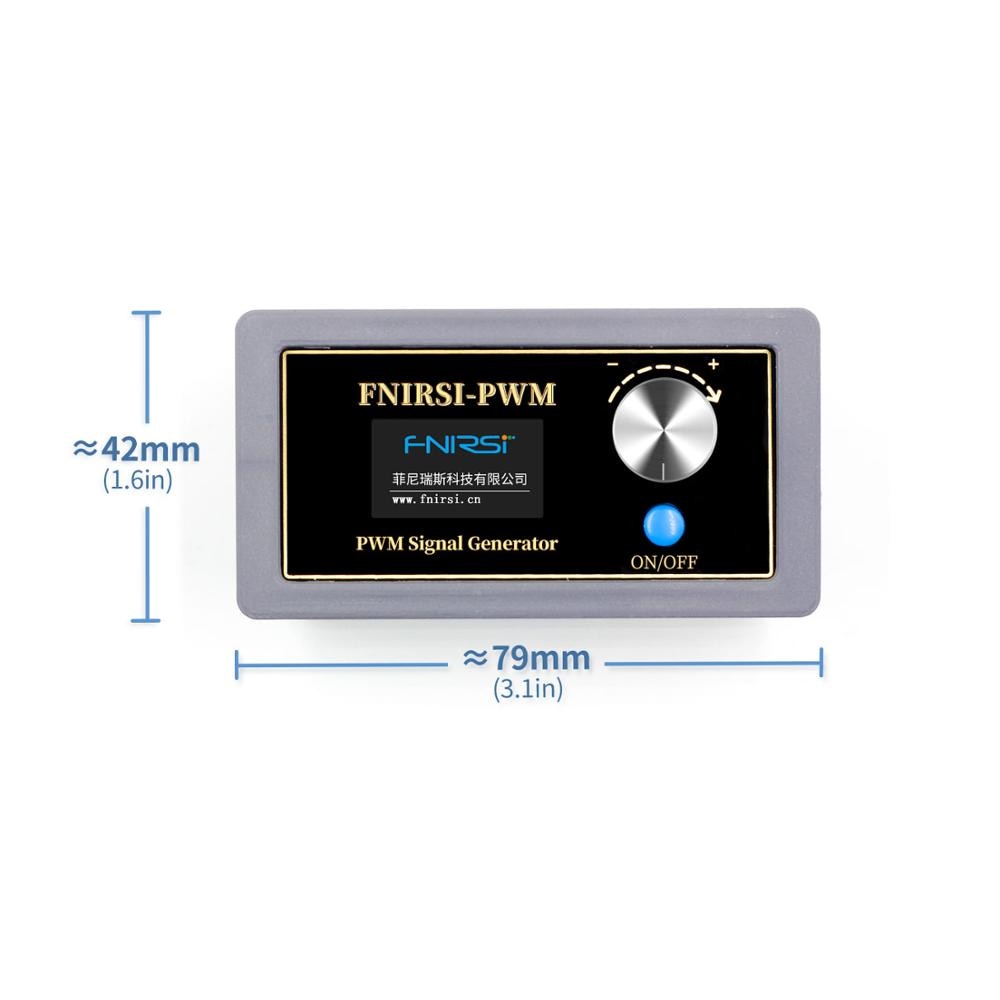 Generador de señal de FNIRSI-PWM, 1 canal, 1Hz-150KHz, PWM, módulo ajustable de ciclo de trabajo de frecuencia de pulso, pantalla LCD