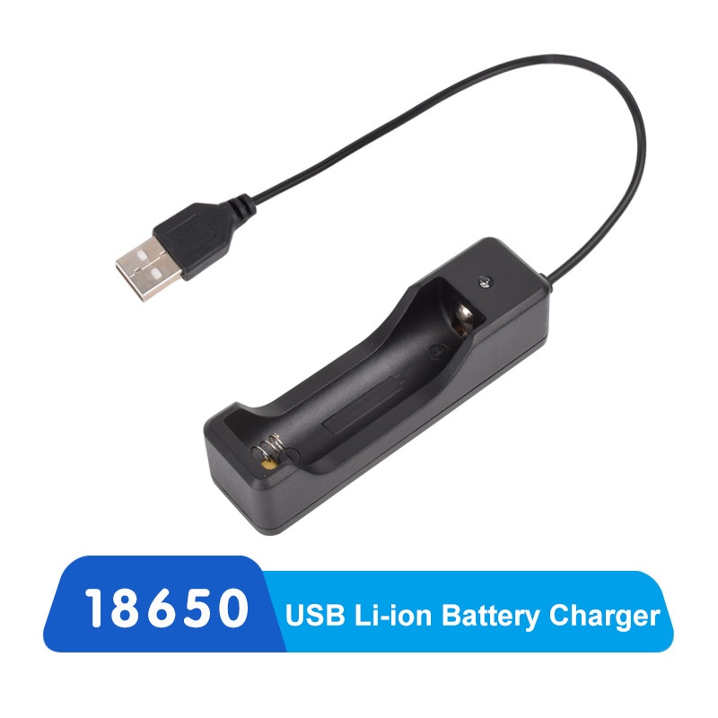 Universele USB lader adapter 3.7V 500mAh 18650 Oplaadbare Batterij USB Lader Voor 18650 Li-Ion